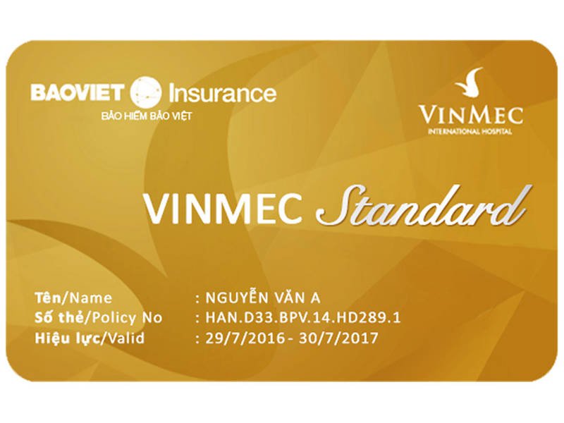 thẻ bảo lãnh bảo hiểm bảo Việt Vinmec