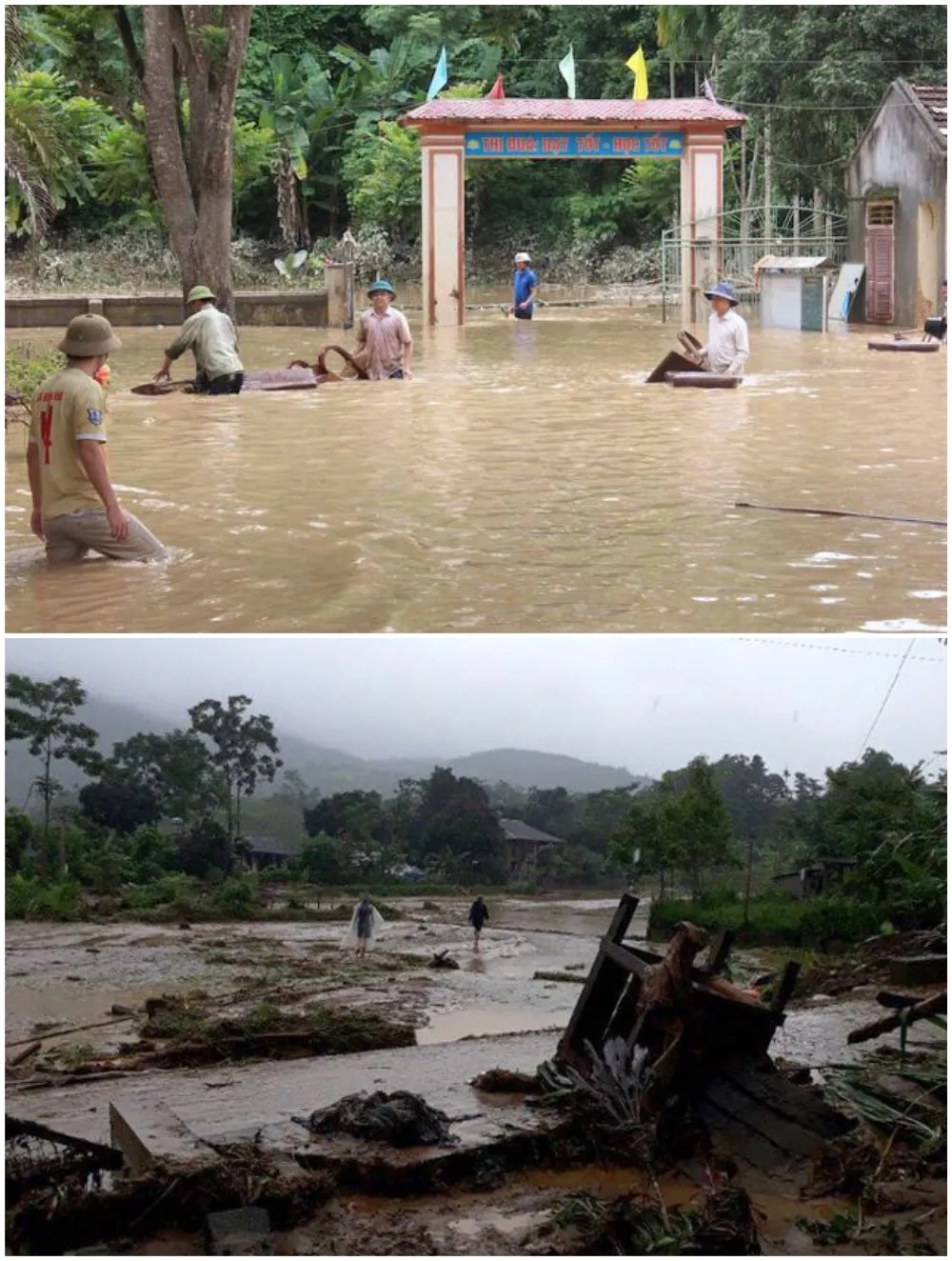 Mưa lớn gây thiệt hại nặng nề về người tại Nghệ An