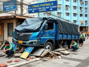 Một tai nạn tại Tiền Giang
