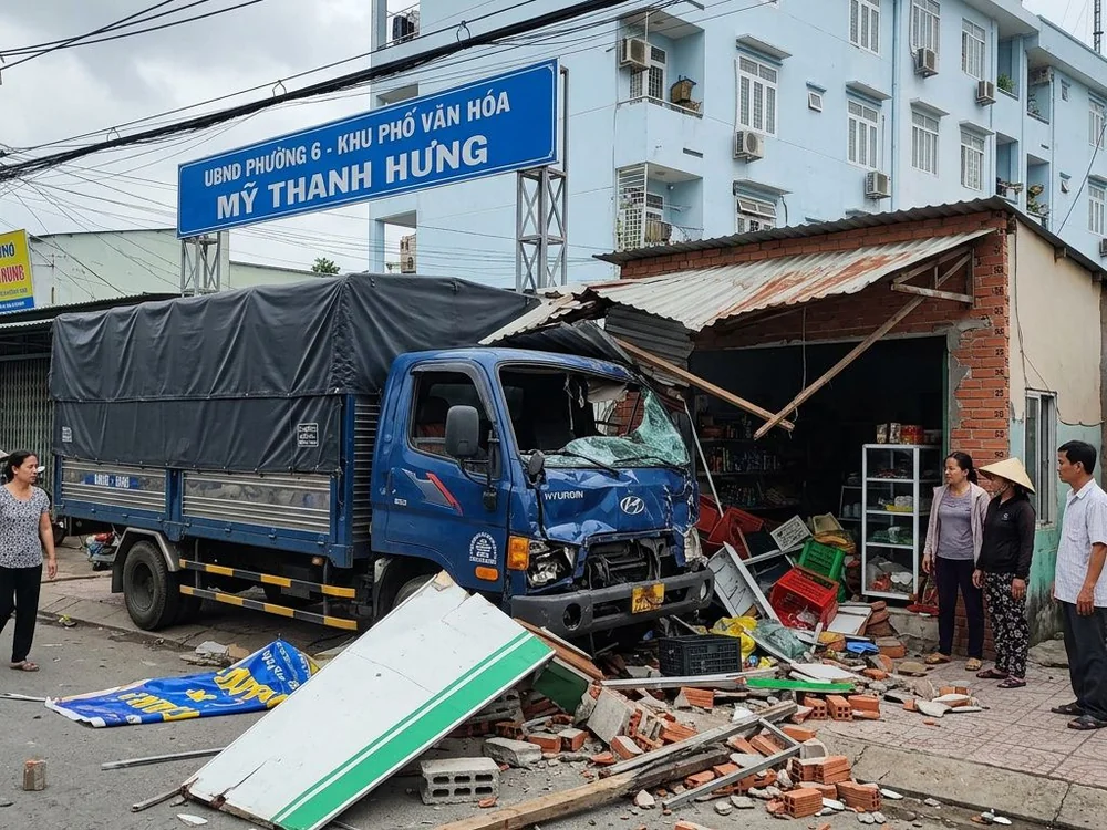 Một tai nạn tại Tiền Giang