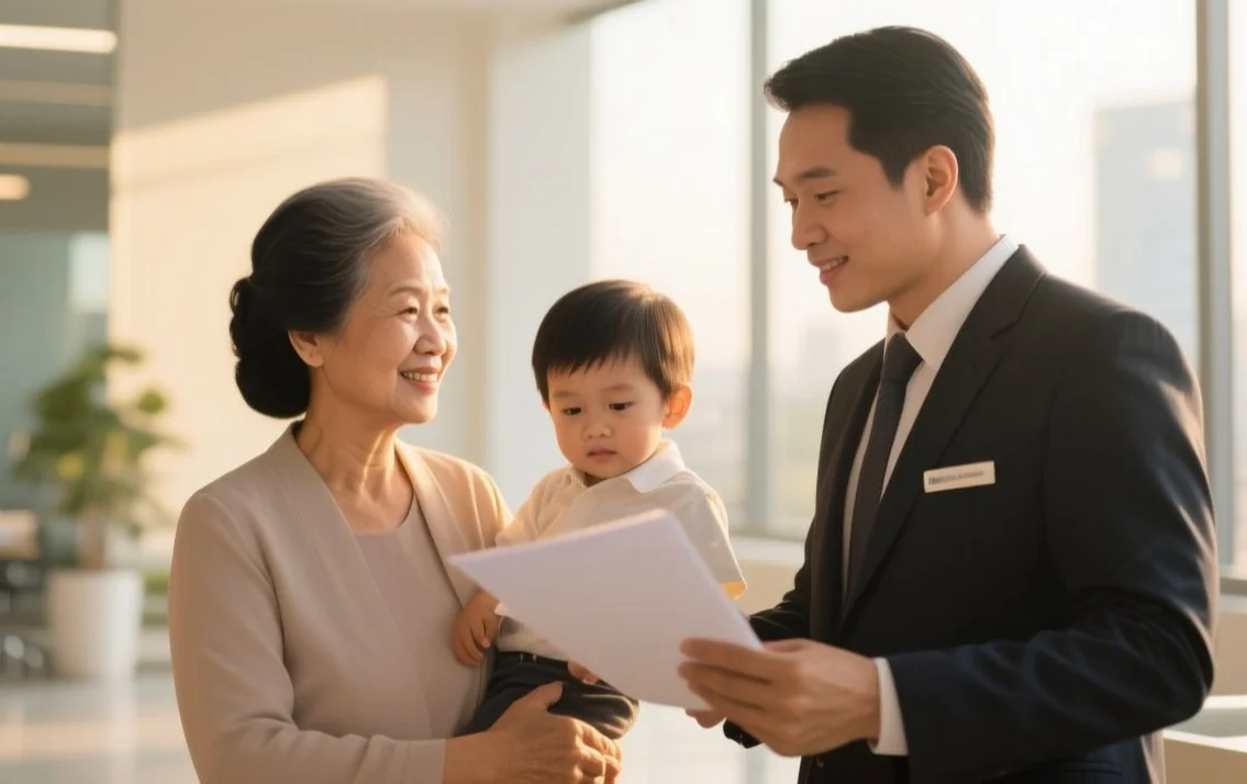 Bảo hiểm nhân thọ cùng cha mẹ đầu tư cho tương lai của con