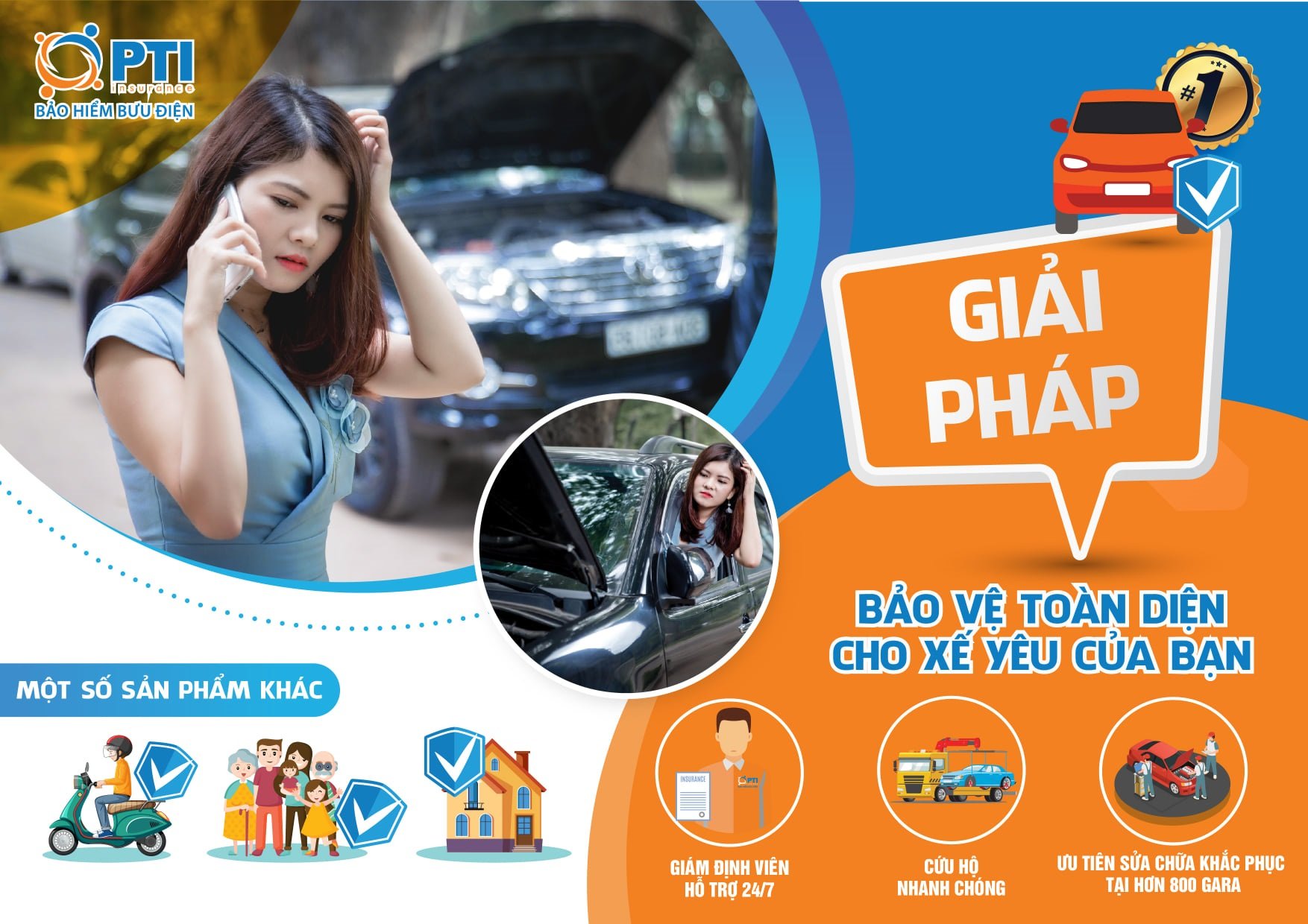 Bảo hiểm xe Ô Tô PTI (08/2024) Bảo hiểm xe ô tô hàng đầu Việt Nam
