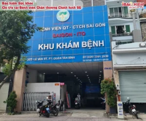 Bảo hiểm sức khỏe chi trả tại Bệnh viện Chấn thương Chỉnh hình Sài Gòn