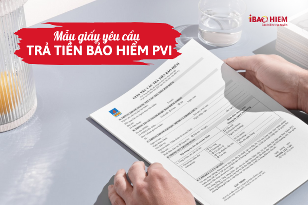 Mẫu giấy yêu cầu trả tiền bảo hiểm PVI