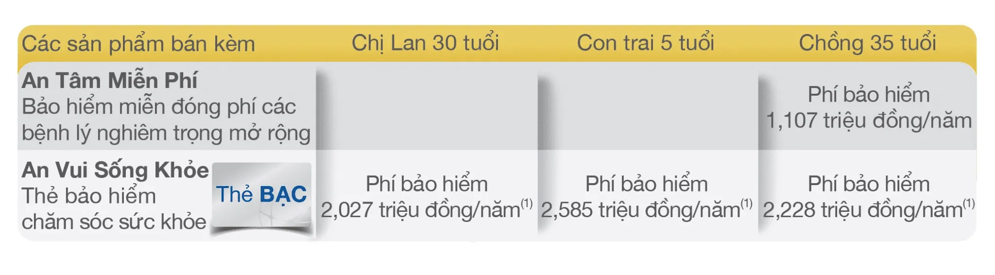 Ví dụ minh họa An Khang Như Ý