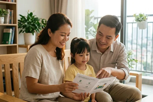Bảo hiểm nhân thọ - Tiết kiệm tài chính cho con