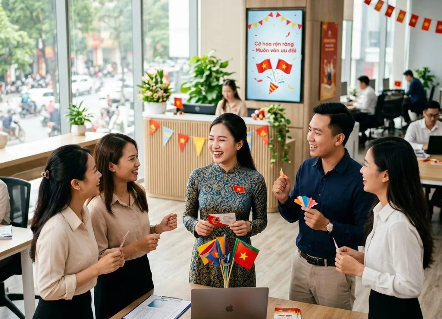 Chương trình khuyến mại đặc biệt “Cờ hoa rộn ràng – Muôn vàn ưu đãi”