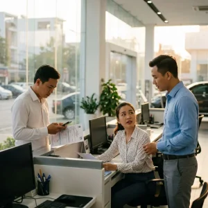 Không mua bảo hiểm xe VF e34 bị phạt thế nào? 2 mua b o hi m xe vf e34 1